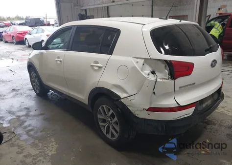 2016 Kia Sportage Lx from USA, damaged, VIN KNDPBCAC6G7880402